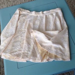 Cream and white rose circle skirt!!!